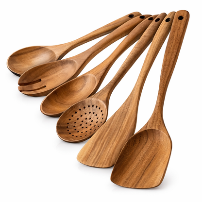 Pure Wood Kitchen Utensils